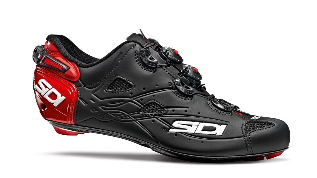 SIDI SHOT MATT ROSSO/NERO OPACO